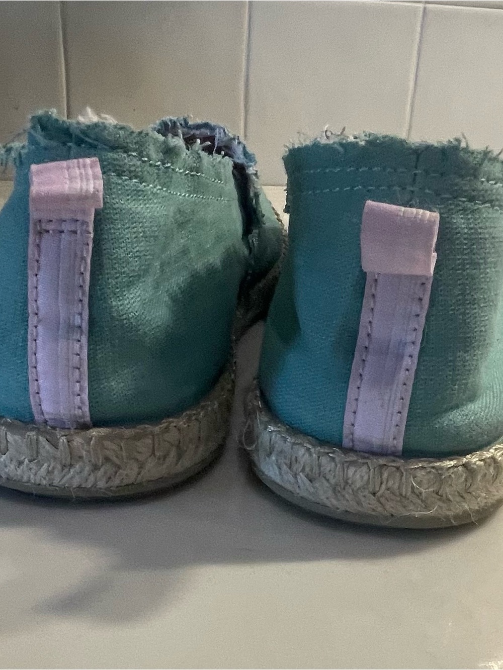Vionic Mint Green Canvas Espadrille Slip-Ons - Picture 7 of 9